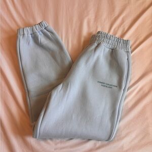 Comfrt Collection Pastel Edit Baby Blue Sweatpants Joggers Size Large Loungewear